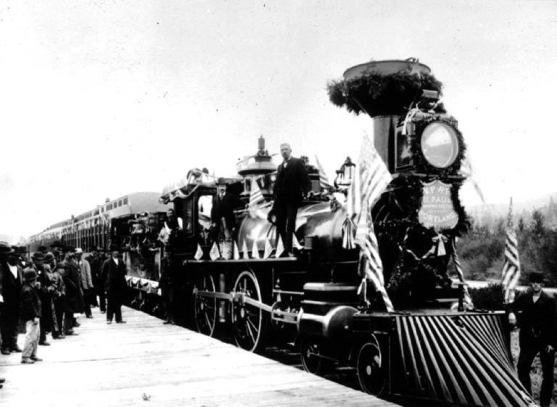The Moat Is a Puddle: completion of the Northern Pacific Railway, 1883